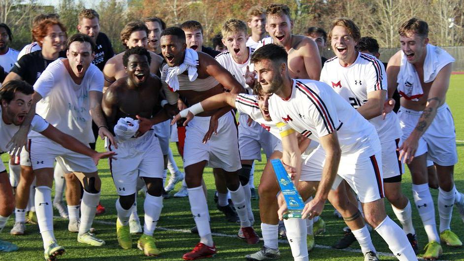 Maryville University men's soccer team GLVC championship